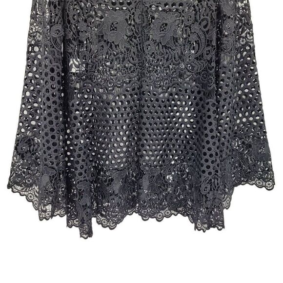 Womens Alice McCall Dress Like I Would Lace Statement Sleeve Mini Goth Blk Sz 2 - Picture 10 of 17